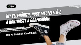 Így ellenőrizd, hogy megfelelő-e a kontraszt a grafikádon!!