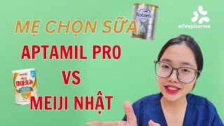 Sữa Aptamil Pro \u0026 Meiji: Lợi Ích BẤT NGỜ Khi Chọn Đúng Cho Bé Sơ Sinh!