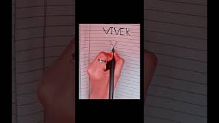 Vivek name logo desing #shortvideo #viral comment your name for next logo and subscribe ❣️🤞🏻