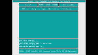 My Atari 1040STe MC680XX cross assembler on Intel PC as base and Atari 1040STe target machine