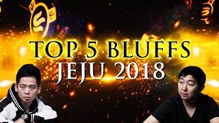 Top 5 Bluffs from Triton Poker SHR Jeju 2018