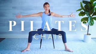 Chair Pilates for Seniors & Beginners || Gentle Pilates Workout with Stretching