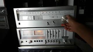 JVC JA - S44 Stereo integrated Amplifier dan JVC JT - SV22 FM/AM Stereo Tuner