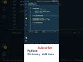 Python In Telugu: Python Dictionary (Add Items), Python For Beginners In Telugu, Python Interview