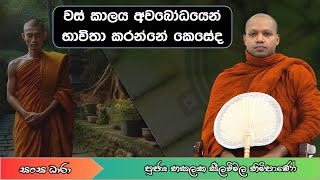 වස් කාලය අවබෝධය පිණිස භාවිතා කරන්නේ කෙසේද (Ven.Hasalaka seelavimala thero) Sangha Dhara - සංඝ ධාරා