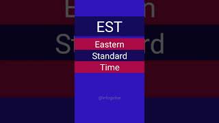 Est Time Meaning Shorts Shortsfeed