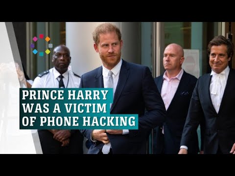 Prince Harry Ruled A Victim Of Phone Hacking - YouTube