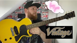 Is this the BEST budget Les Paul Junior copy?! | Vintage V120 TV Yellow | Demo/Review |