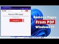 How to Remove Pages from PDF