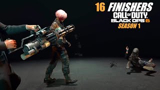 ALL 16 BO6 NEW FINISHERS SEASON 1 BLACK OPS 6 CALL OF DUTY EXECUTIONS