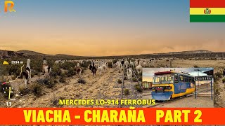 Cab Ride Viacha - Charaña Part 2 (Arica–La Paz Railway, Bolivia) train driver's view 4K