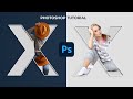 Letter X Portrait Design in Adobe Photoshop | Photoshop Tutorial