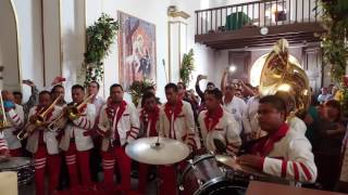 La Virgen del Tepeyac Banda Perla de Michoacan Feria San Nicolas Totolapan 2016