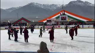 Ladakh Scout pipe band display ' ki ki so so lhargyalo '