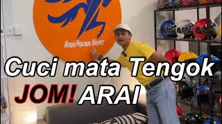 Cuci mata tengok Arai Vz-Ram Original Readystock! By Kedai Penjual Helmet