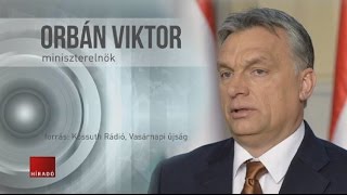 Orbán: Mulatságos, hogy egyesek azt mondják nincs demokrácia Magyarországon