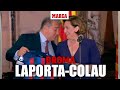 La broma de Laporta a Colau con el micro abierto: 