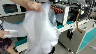 Cheap Double Layers LDPE HDPE Automatic Disposable Glove Making Machine From Factory