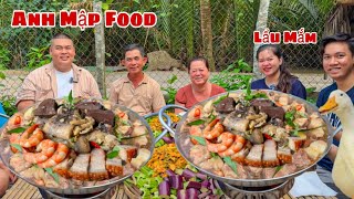 Bất Ngờ Anh Mập Food Đến Thăm Nhà Được Mẹ Thử Thách Ăn Hết Nồi Lầu Mắm Miền Tây Khổng Lồ