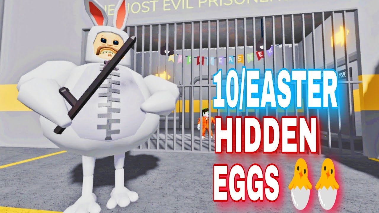 BARRY'S PRISON RUN: (EASTER HOLIDAY!) (OBBY) -Find 10 Hidden EASTER Egg ...