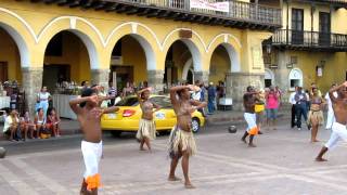 Real Zumba! Traditional Dancing Cartagena, Colombia - Cumbia Music . Heaven bless you