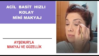 Beş Dakikada Makyaj Sade Hızlı Gerektiği Kadar