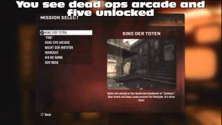 Call Of Duty Black Ops Tricks unlock all zombie ma