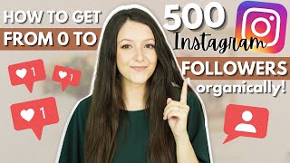 0 to 500 Followers on INSTAGRAM - How to Grow ORGANICALLY, Gain Visibility as a Brand & Boost Sales