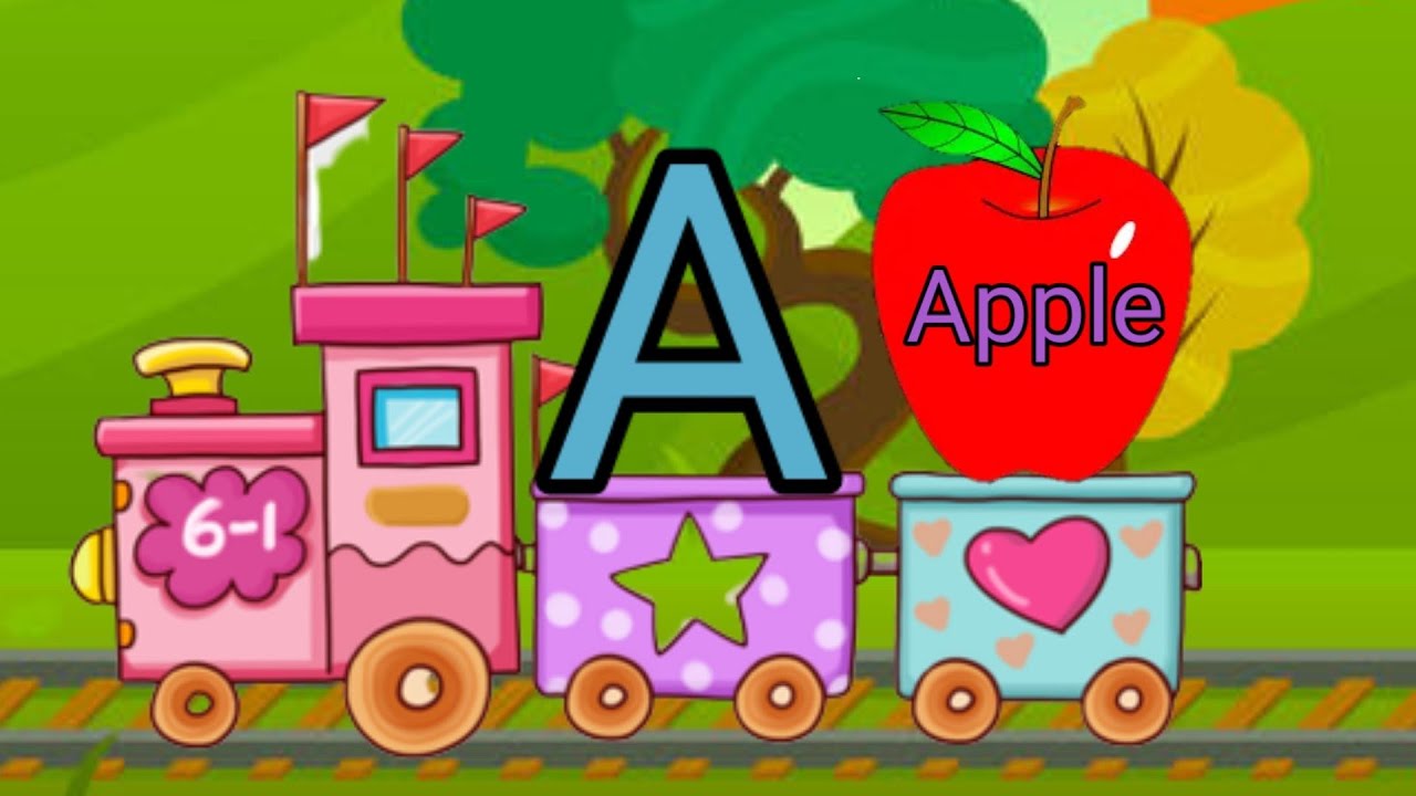 Learn Alphabet Train Song - 3D Animation Alphabet ABC Train Song For ...