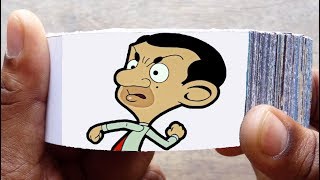 Mr. Bean Cartoon Flipbook #9 | Scared Bean Flip Book | Flip Book Artist 2020