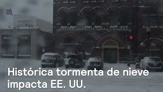 Histórica tormenta de nieve impacta EE. UU. - En Punto con Denise Maerker