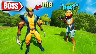 I Pretended to be WOLVERINE in Fortnite (kind of)