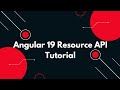 🚀 Master Angular 19 Resource API | Efficient Data Fetching with Signals ⚡