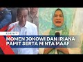 Di Tempat Berbeda, Jokowi dan Iriana Pamit serta Minta Maaf