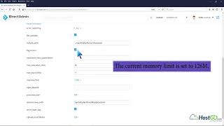 How to increase or decrease PHP Memory Limit via CloudLinux Selector in DirectAdmin HostGo