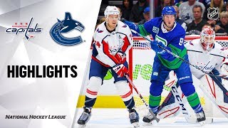 NHL Highlights | Capitals @ Canucks 10/25/19
