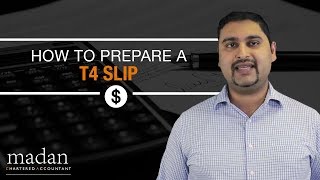 How to Prepare a T4 Slip