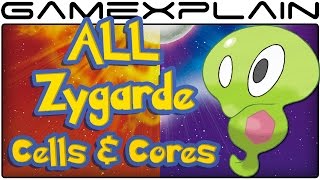 All Zygarde Cell \u0026 Core Locations in Pokémon Sun \u0026 Moon (100% Guide \u0026 Walkthrough)