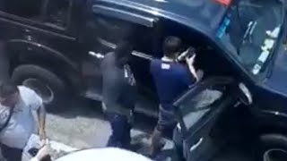 kejadian tersebut dikatakan kes tarik kereta di Sutera Mall, Johor Bahru