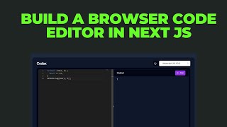 Build a Browser Code Editor/Compiler in Next Js with Piston API and Monaco React editor