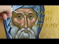 Byzantine Iconography Tutorial. How to Paint the Icon of Saint Anthony