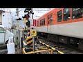 もうすぐ見納め　山陽電車大塩駅ドアカット　cutting the door at osio station on the sanyo train which will soon be closed.