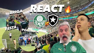 BOTAFOGO CALOU O ALLIANZ E O CLIMA ESQUENTOU NA TORCIDA😱 Palmeiras 1x3 Botafogo 2024 *inacreditável*