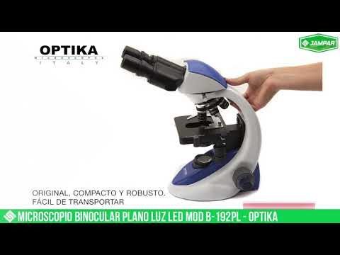 MICROSCOPIO BINOCULAR PLANO B 192PL - YouTube