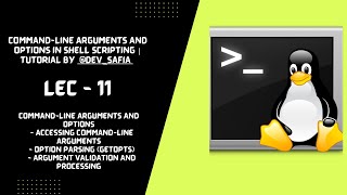 Command-Line Arguments and Options in Shell Scripting | Tutorial by @dev_safia