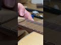 Build my own guitar | Polish fret ends