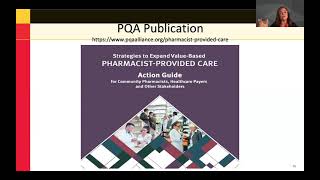 PQA Quality Forum: Pharmacists in Value-Based Program to Improve Performance on PQA Measures