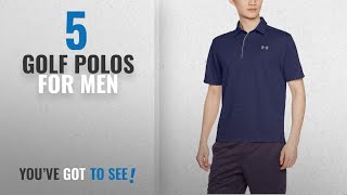 Top 10 Golf Polos For Men [2018]: Under Armour Men's Tech Polo Short Sleeve T-Shirt, Midnight Navy,