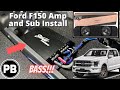 2021 - 2024+ Ford F150 Amp and Sub Install (to Factory Radio non-B&O)