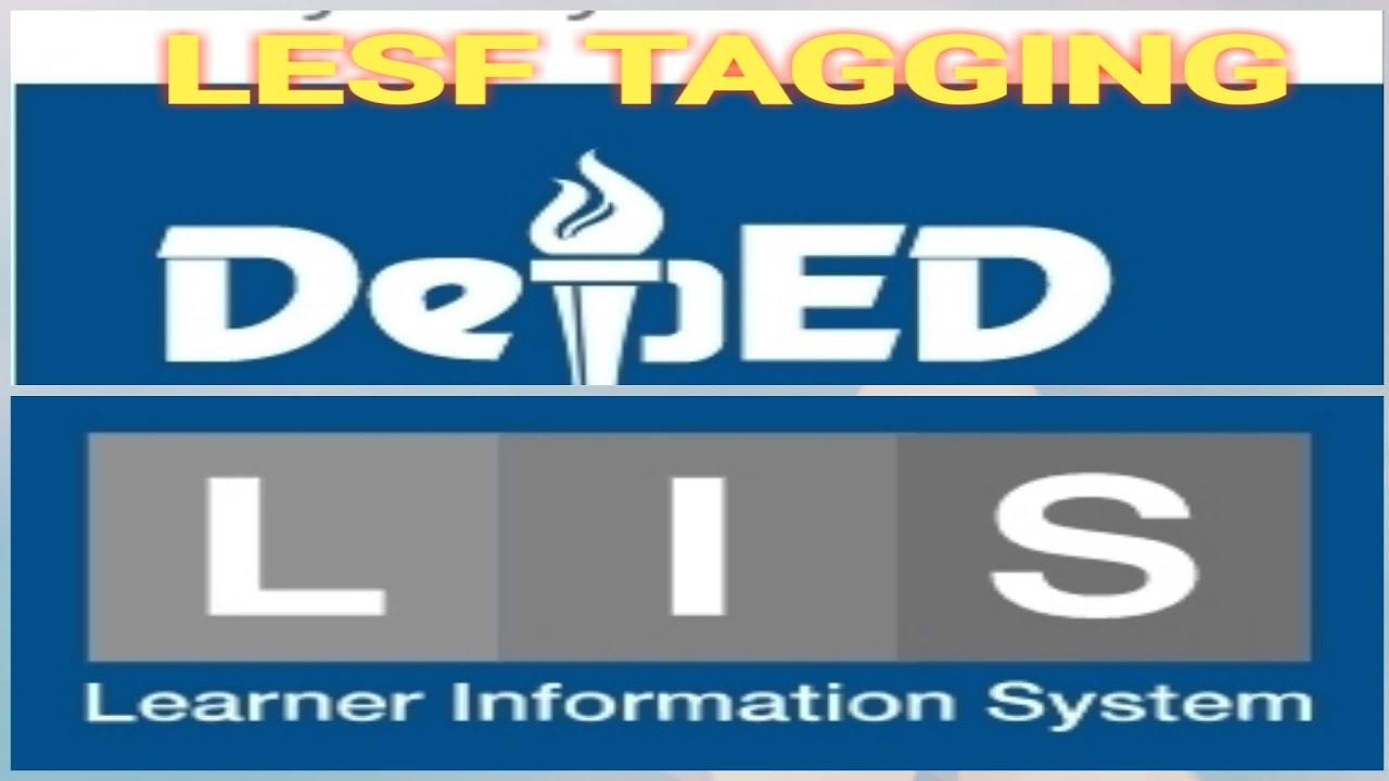 LESF Tagging In LIS Tutorial | Paano Gawin Ang Lesf Tagging Sa Lis ...